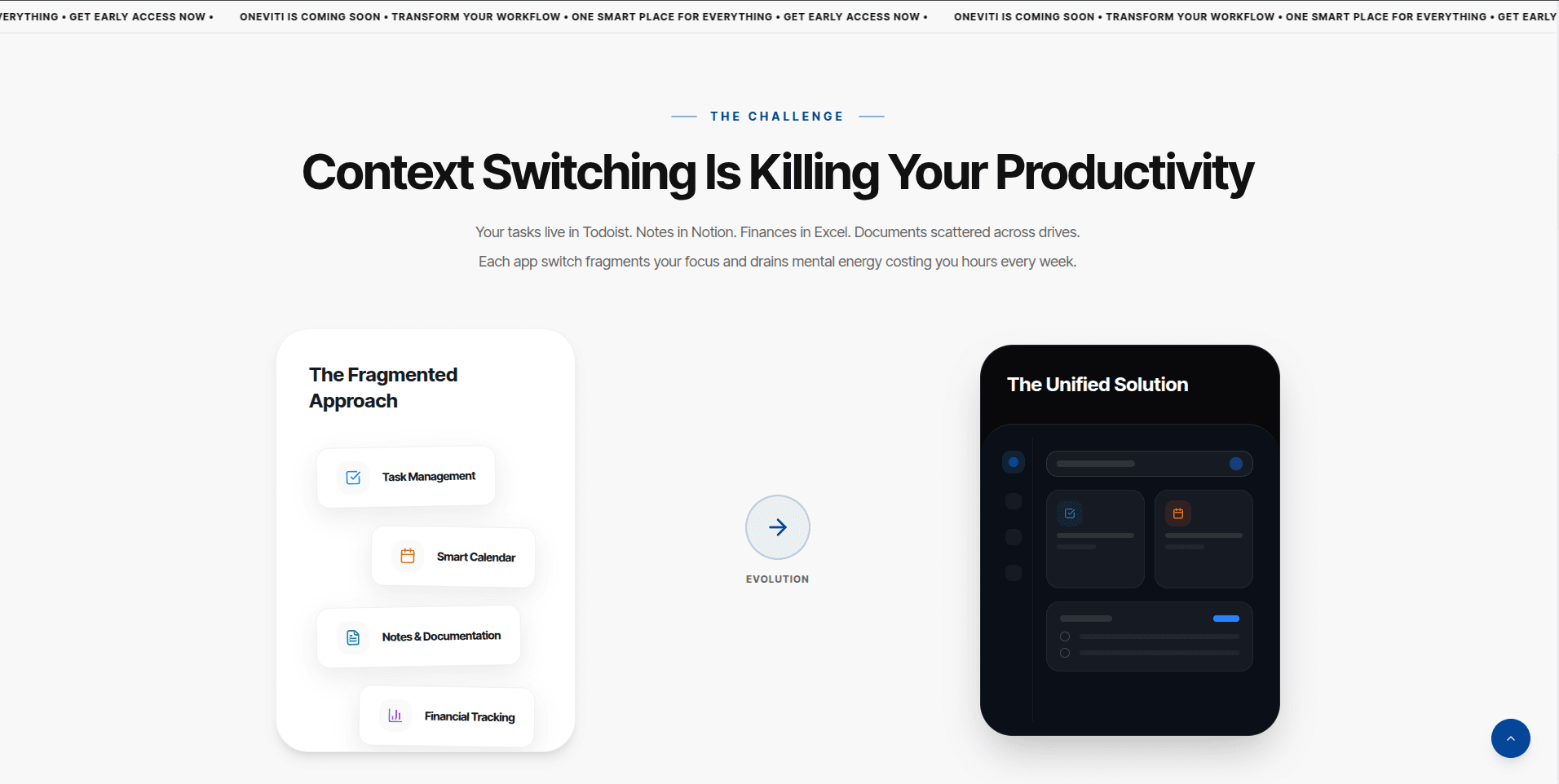 Oneviti Dashboard Screenshot 2